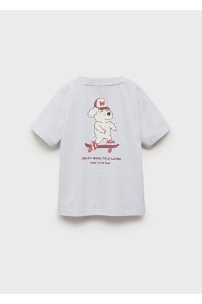 MANGO Baby Köpek baskılı tişört