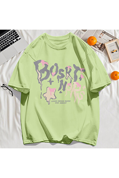 StartMore تي شيرت Y2k Vintage تي شيرت مطبوع عليه حرف Hash Bosrt Nqrs