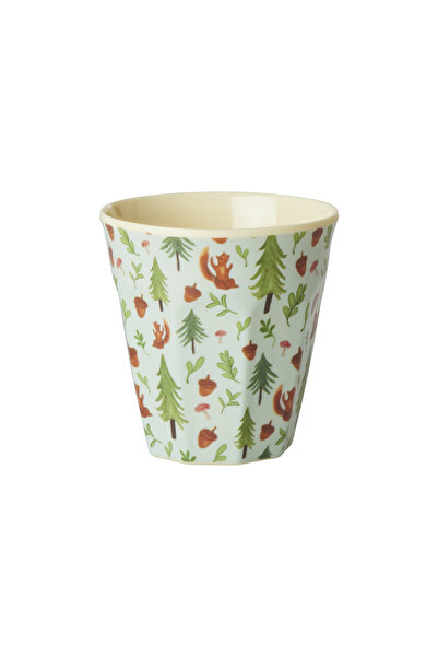 RICE Melamin Çocuk Bardak - Yeşil Mutlu Orman