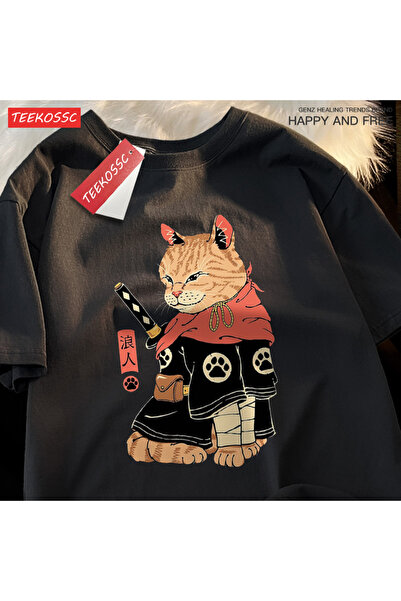 StartMore تي شيرت Y2k Vintage تي شيرت ياباني Harajuku Wandering Heroes