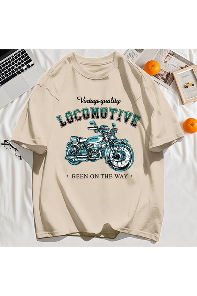 StartMore تي شيرت Y2k Vintage تي شيرت عالي الجودة مطبوع عليه قاطرة