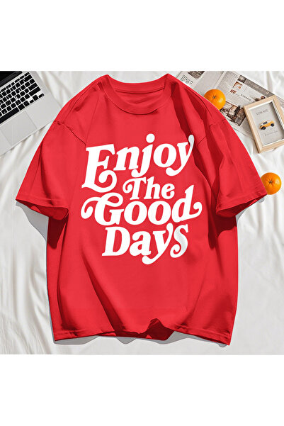 StartMore تي شيرت Y2k Vintage تي شيرت استمتع باليوم الجيد بطباعة الحروف