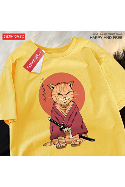 StartMore تي شيرت Y2k Vintage تي شيرت ياباني هاراجوكو ندبة القط