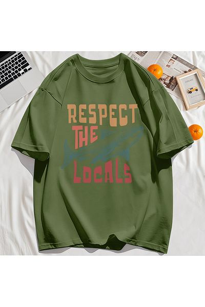 StartMore Y2K Vintage T-Shirt Tee Vintage Locals Sharks Homage Print