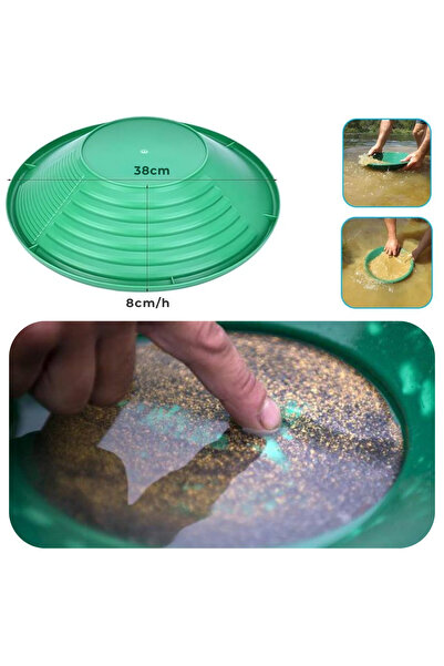 USSPY Gold Prospectors, USSPY®, 38cm, 2 types of wrinkles, green
