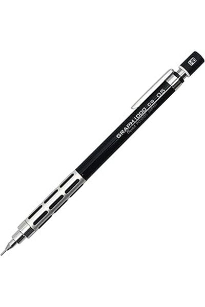 Mu Art Ahşap Pentel Graph1000 05 mm Technical Drawing Pen Matte Met, in Original Box