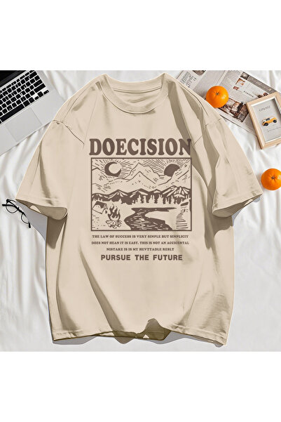 StartMore تي شيرت Y2k Vintage تي شيرت Doecision Pursue Future Print