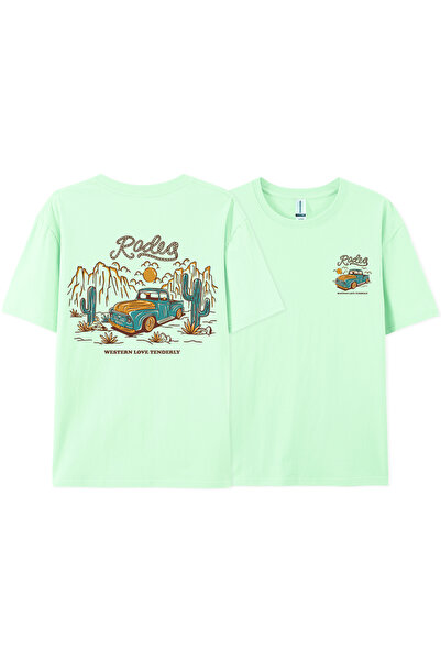 StartMore تي شيرت Y2k Vintage تي شيرت Rodeg Western Love رومانسي لطيف للصحراء