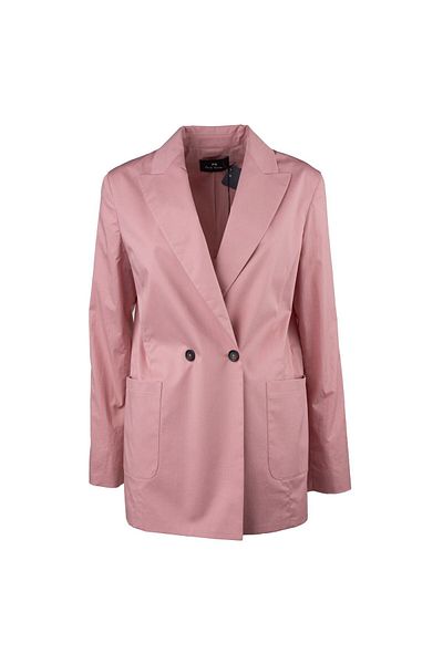 Paul Smith Paul Smith Pink Cotton Double-Breasted Jacket