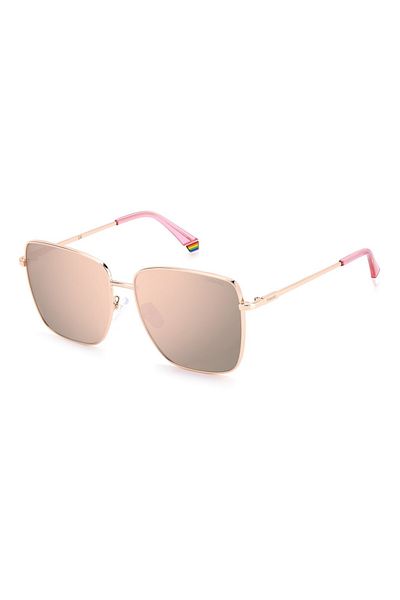 Polaroid Polaroid sunglasses PLD 6164/G/S DDB 59 15 145 WOMAN,Rectangular with Pink Mirror Polarized lenses
