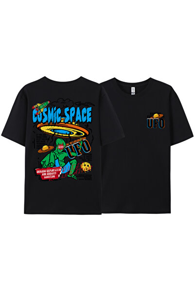 StartMore تي شيرت Y2k Vintage تي شيرت الفضاء الكوني UFO