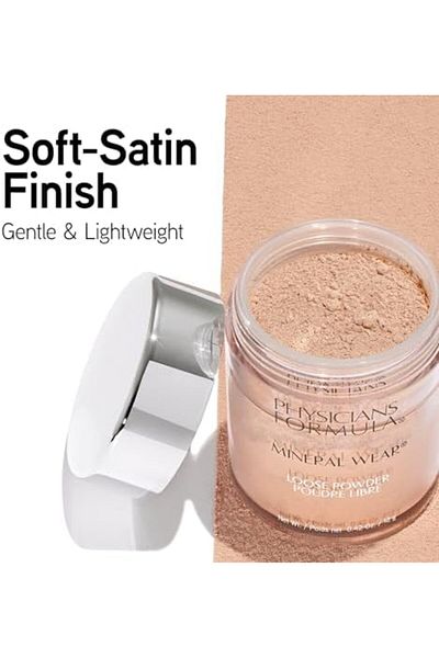 Physicians Formula Mineral Wear Loose Powder SPF 15, Soft Satin Finish - Creamy Natural, 12 gm