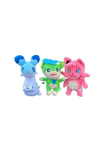 victiny Set 6 Plush Toys VICTINY®, Pokemon Go New Edition, 22 cm