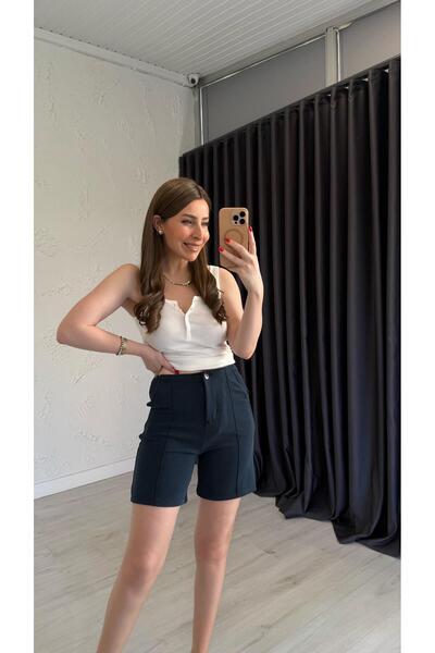 elif teke Netww Modal Shorts Navy Blue