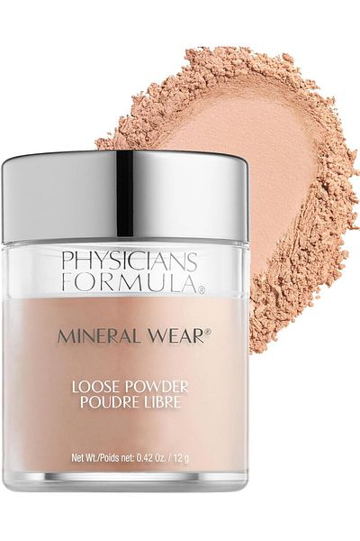 Physicians Formula Mineral Wear Loose Powder SPF 15, Soft Satin Finish - Creamy Natural, 12 gm