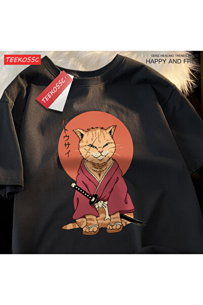 StartMore تي شيرت Y2k Vintage تي شيرت ياباني هاراجوكو ندبة القط
