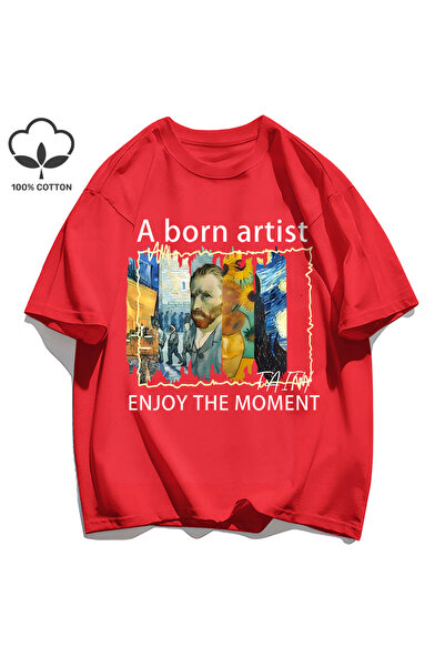 StartMore Y2k Vintage T-shirt Tee مجموعة نصية للرسم الزيتي