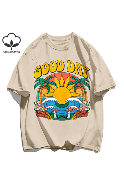 StartMore تي شيرت Y2k Vintage تي شيرت رائع في يوم مبذول على شاطئ البحر