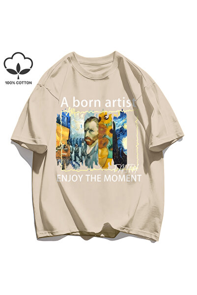 StartMore Y2k Vintage T-shirt Tee مجموعة نصية للرسم الزيتي