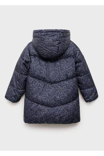 MANGO Kids Çiçek desenli palto