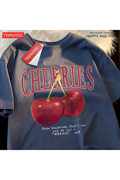 StartMore Y2K Vintage T-Shirt Tee Cherry Fashion Fruit