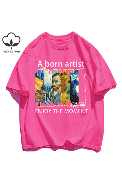 StartMore Y2k Vintage T-shirt Tee مجموعة نصية للرسم الزيتي