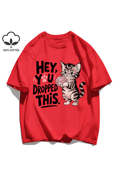 StartMore تي شيرت Y2k Vintage تي شيرت Hey He Left This Print Basics