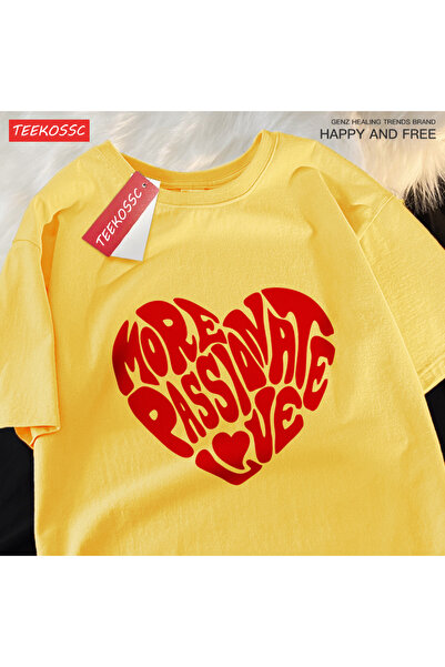 StartMore تي شيرت Y2k Vintage تي شيرت بطباعة الحب الأكثر إثارة