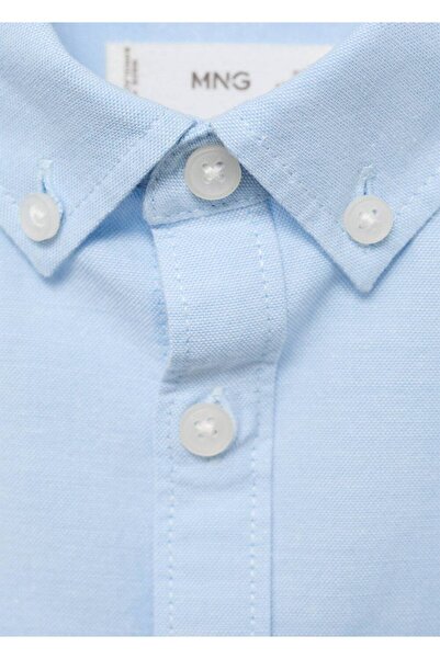 MANGO Kids Slim fit Oxford gömlek