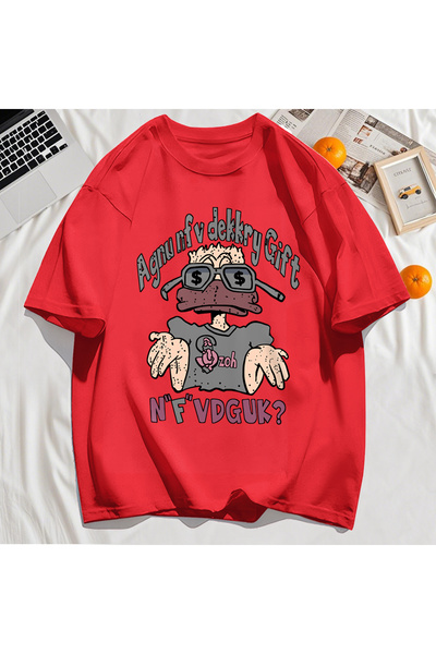 StartMore تي شيرت Y2k Vintage تي شيرت مطبوع عليه رجل يرتدي نظارات