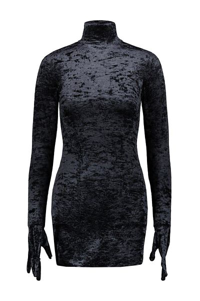 Vetements Vetements Velvet Styling Dress With Gloves Clothing