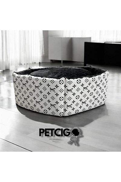 PETCIGO Luxury Cat and Dog Bed Hexagon Model 65 X 15 cm Large Size