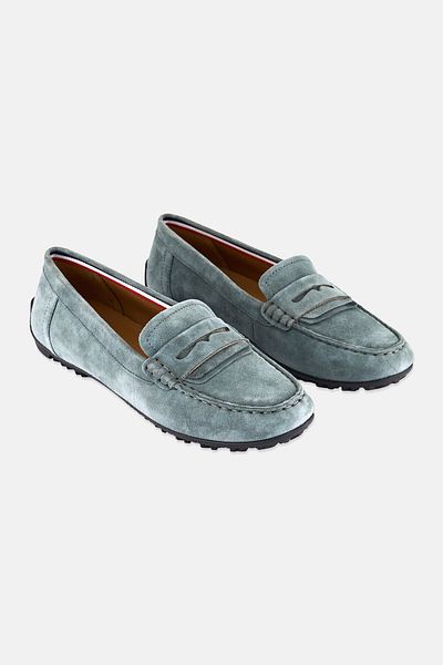 Geox Women Kosmopolis Slip On Loafers, Sage Green