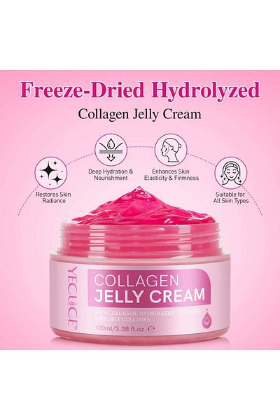 NOVA KISS Cremă jeleu premium cu colagen hidrolizat și colagen solubil, reparare profundă, 100 ml