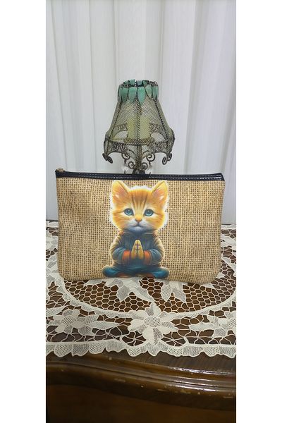 DİGİ PUFF Digipuff Patterned Fabric Portfolio Bag.