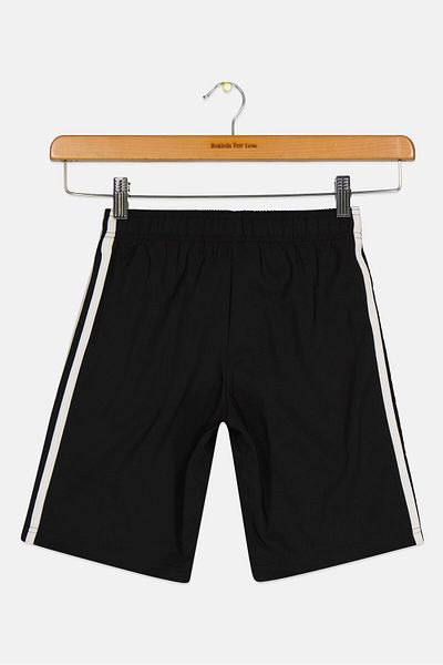 adidas شورت تدريب رياضي مناسب للأولاد من Kids Boys، باللون الأسود