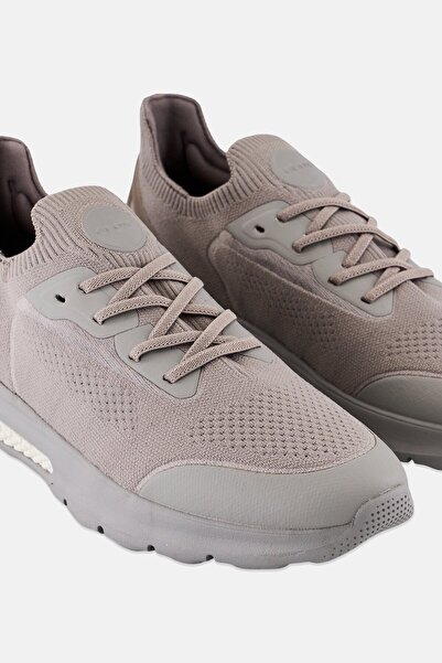 Geox Men Spherica Actif Lace Up Casual Shoes, Grey