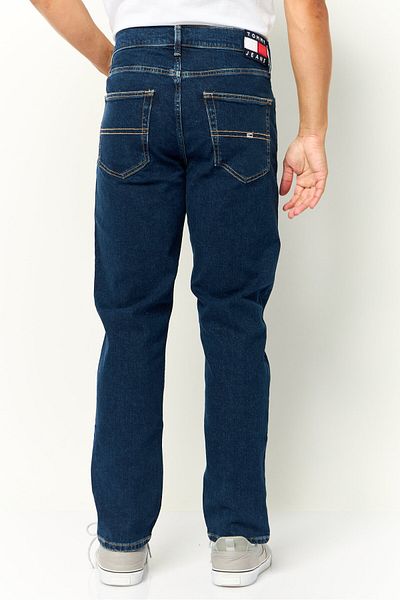 Tommy Hilfiger Men Regular Fit Washed Denim Jean, Blue