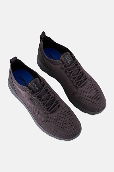 Geox Men Spherica Lace Up Shoes, Grey