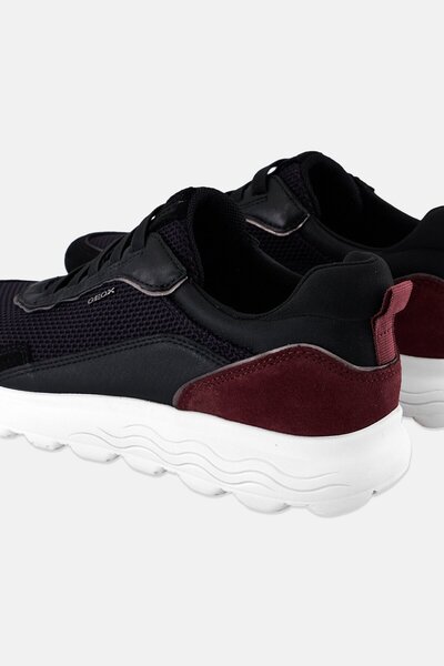 Geox Women Spherica Lace Up Casual Sneaker, Multicolor