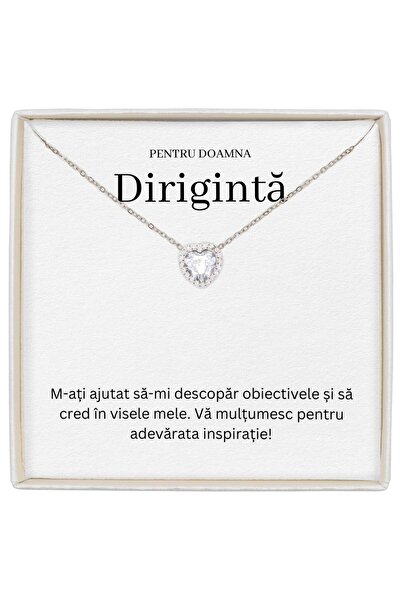 The Jewel Heart Colier Elegant În Formă De Inimă, Cadou Cu Semnificație Pentr...