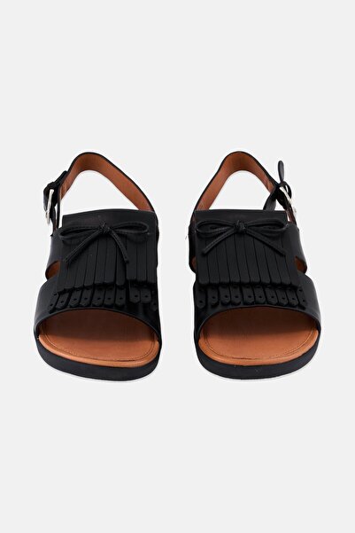 Fitflop Women H-Bar Adjustable Buckle Sandal, Black