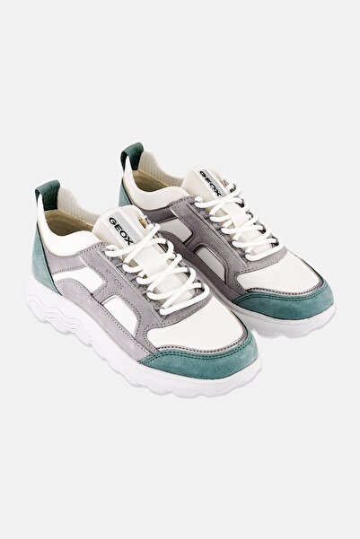 Geox حذاء كاجوال برباط للنساء، متعدد الألوان