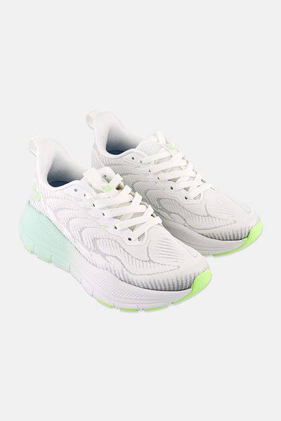 RBX Women Brand Logo Lace Up Training Shoes, White