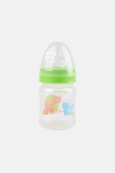 Fissman Toddlers Feeding Bottle With Silicone Nipple 120 ml, Light Green