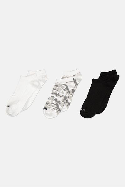 RBX Men 3 Pairs Camouflage Training Socks, Multicolor