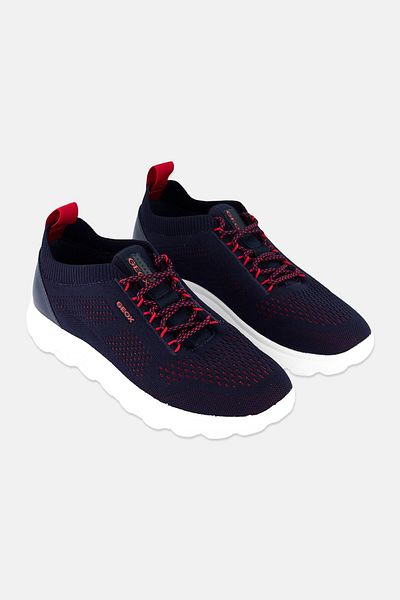 Geox Men U Spherica A Lace Up Casual Shoes, Navy