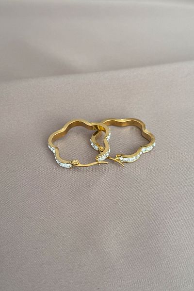 laria jewelry Star Model Hoop Earrings