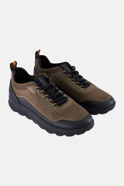 Geox Men U Spherica A Lace Up Sneakers, Multicolor