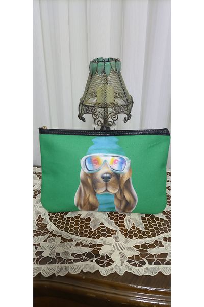 DİGİ PUFF Digipuff Patterned Fabric Portfolio Bag.